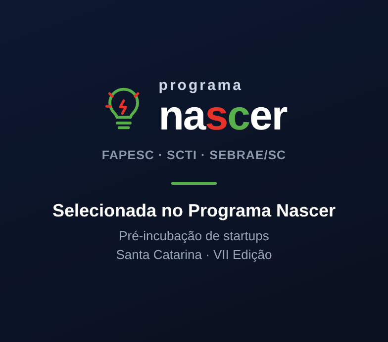 Programa Nascer - FAPESC, SCTI e SEBRAE/SC